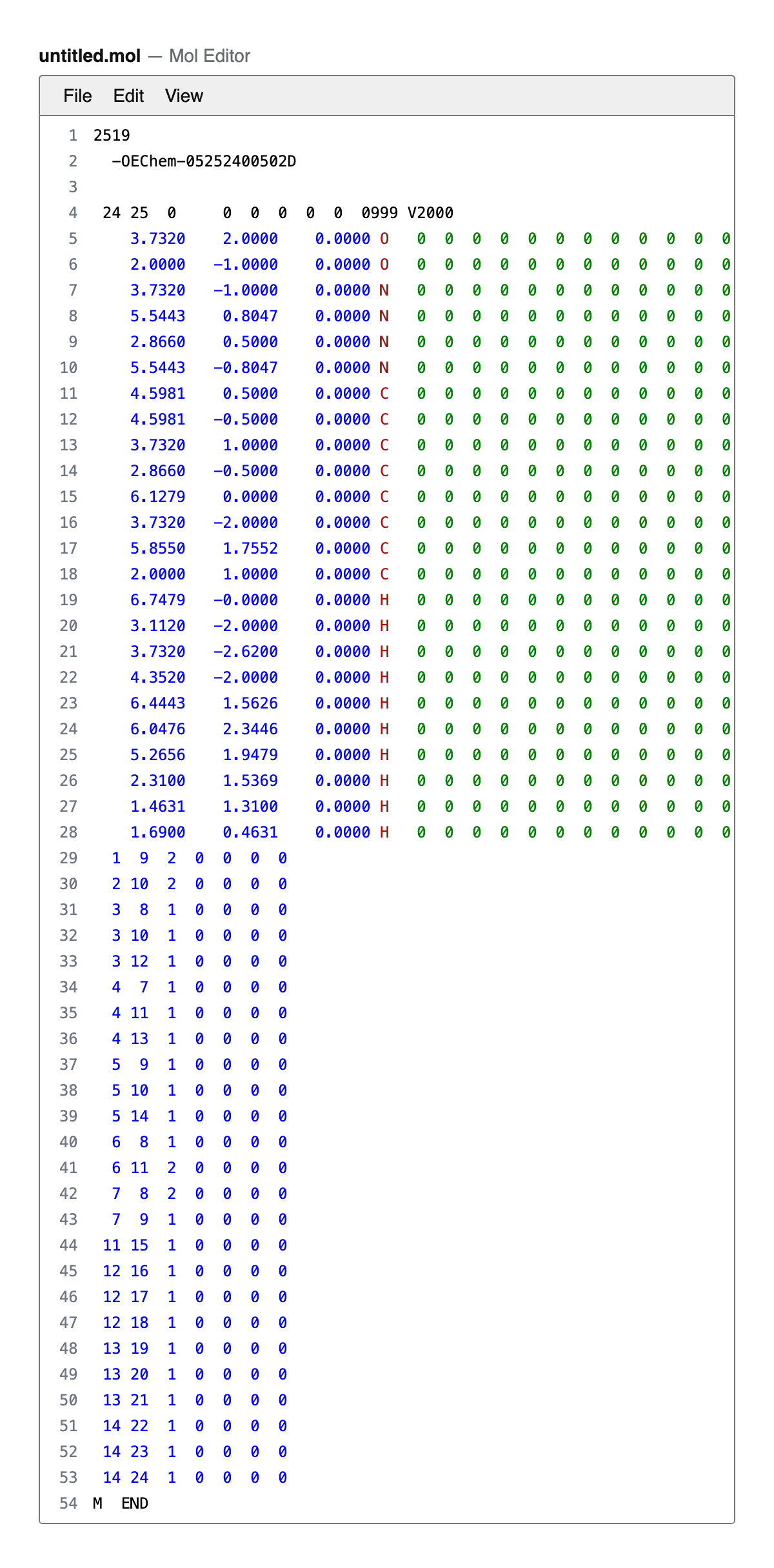 Mol Editor